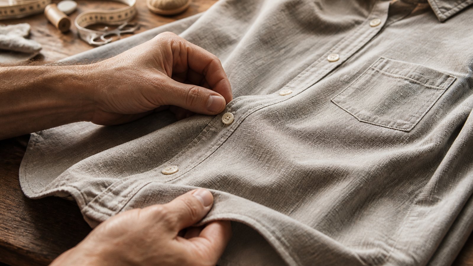 How to Recognize Quality Clothing Construction Before Buying — related editorial scene