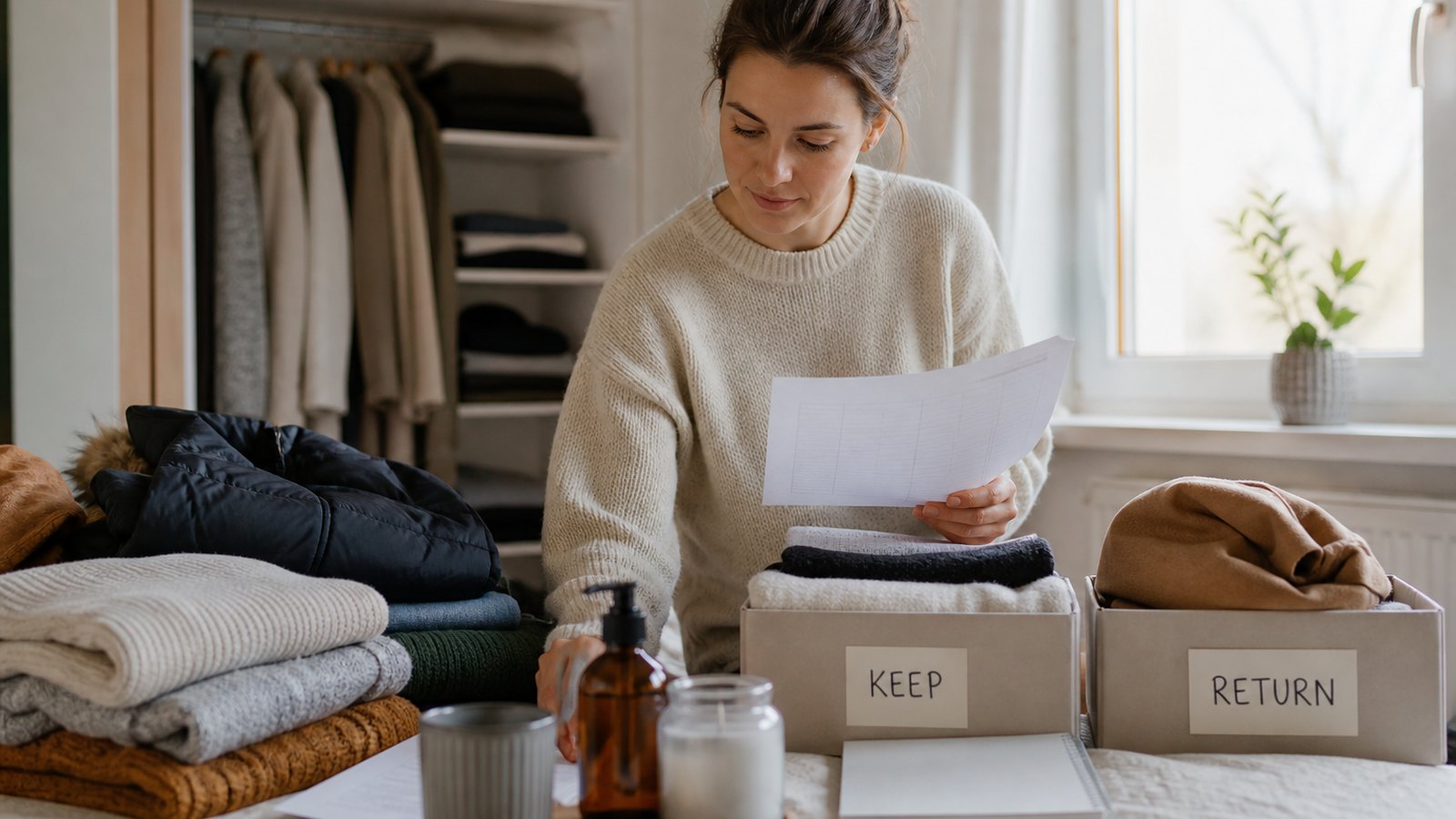 How to Shop Seasonal Sales Without Overspending — related editorial scene